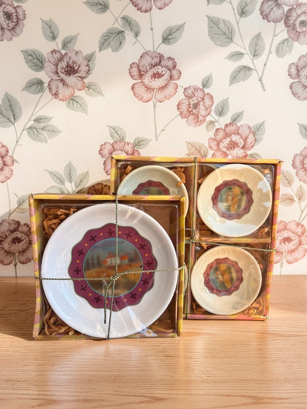 California Pantry Classic Ceramics 5 Pc Dipping Dish Set NIB Appetizer Bowls